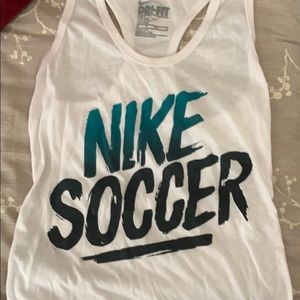 Women’s Nike soccer racerback tank